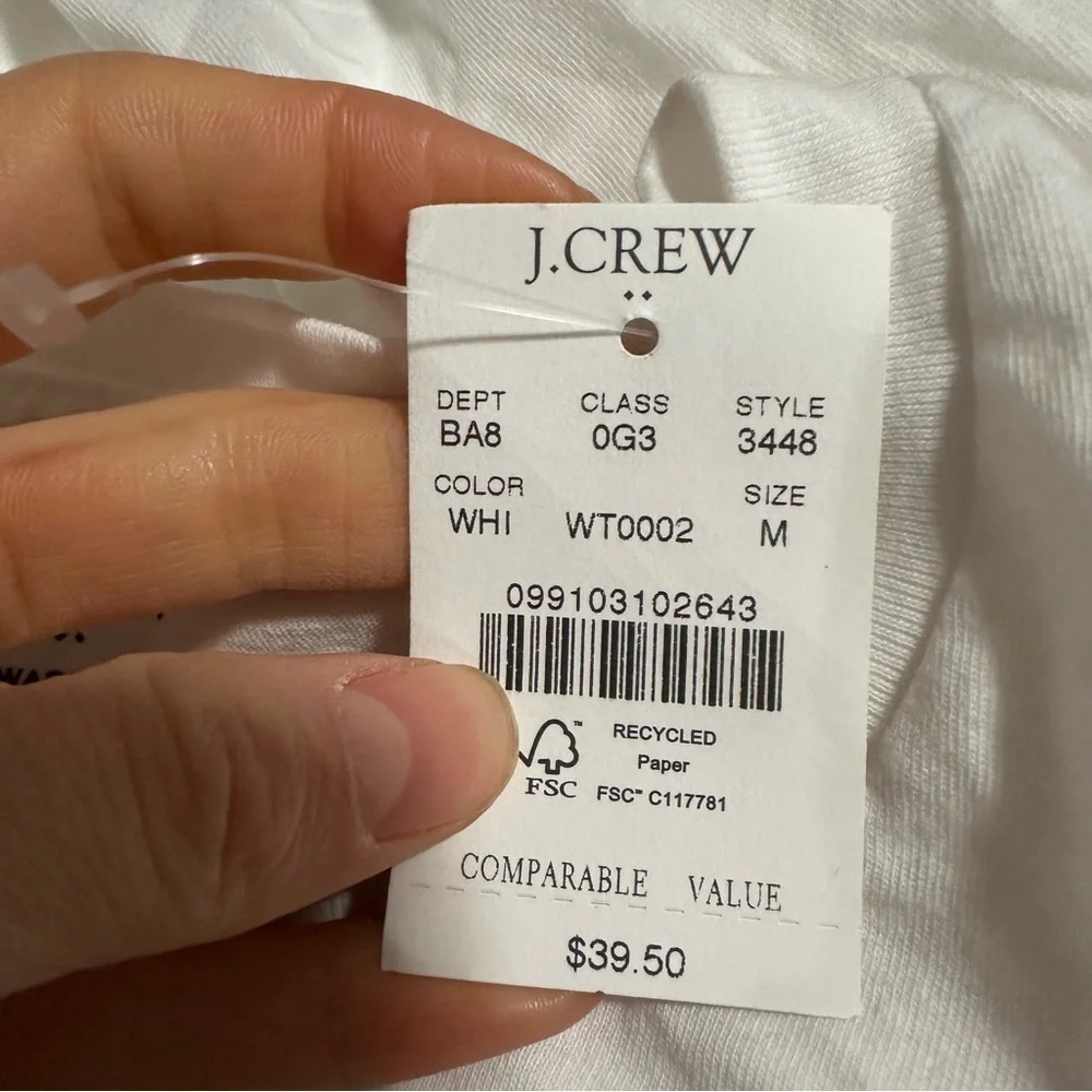 J crew Long-sleeve jersey tee
